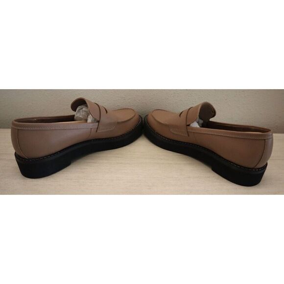 BCBGeneration GN237324 Women's Sz 7M Taupe Sabin Platform Penny Loafers - Picture 8 of 9